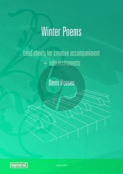 Roosen Winter Poems voor een Melodie Instrument en Piano