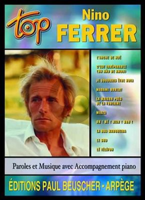 Ferrer Top Nino Ferrer pour Chant et Piano