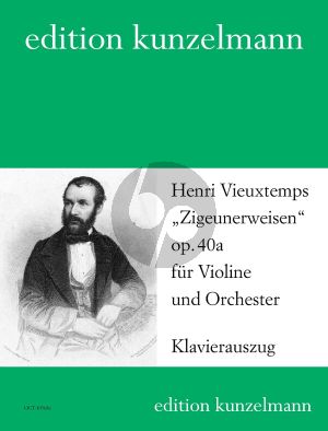 Vieuxtemps Zigeunerweisen - Airs Bohémiens Op. 40a Violine und Orchester (Klavierauszug)