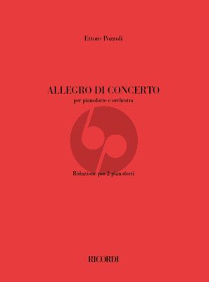 Pozzoli Allegro di Concerto Piano and Orchestra (2 Piano's reduction)