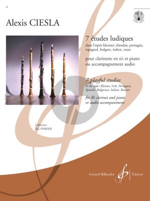 Ciesla 7 Etudes Ludiques for Clarinet and Piano