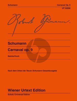 Schumann Carnaval Op.9 for Piano Solo (Fingerings and Notes on interpretation by Tobias Koch piano)