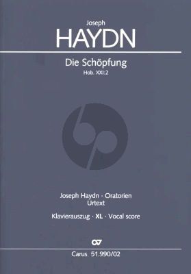Haydn Die Schopfung Hob.XXI:2 Soli-Choir-Orchestra (XL Large print Vocal Score) (German text) (Wolfgang Gersthofer)