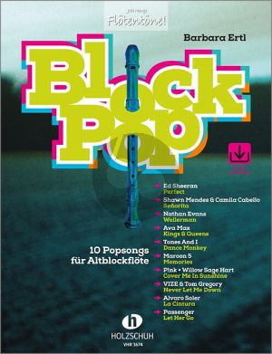 Ertl BlockPop für Altblockflöte (Buch mit Audio online)