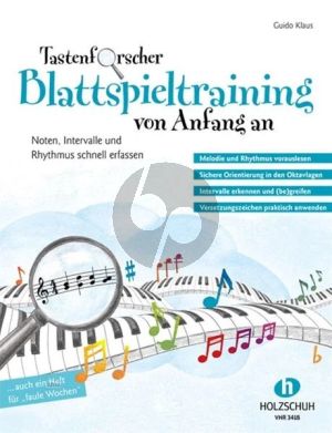 Klaus Tastenforscher - Blattspieltraining von Anfang an Klavier (Noten, Intervalle und Rhythmus schnell erfassen)