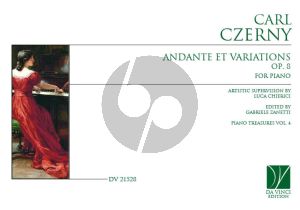 Czerny Andante et Variations Op. 8 for Piano (Gabriele Zanetti and Luca Chierici)