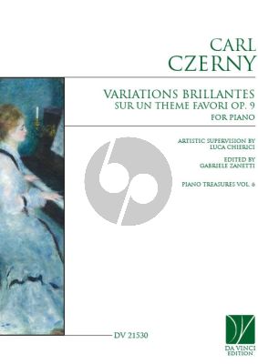 Czerny Variations Brillantes sur un Theme Favori Op. 9 for Piano (Gabriele Zanetti and Luca Chierici)