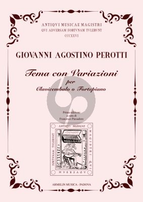 Perotti Tema con Variazioni E-flat major Harpsichord or Piano (edited by Francesco Passadore)