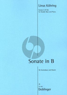 Kohring Sonata in B-flat Double bass and Piano
