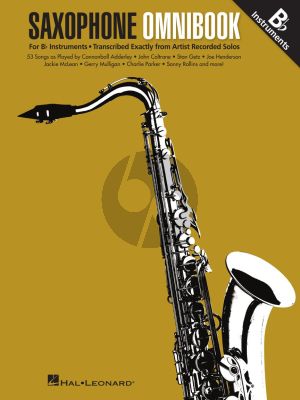 Saxophone Omnibook for B-Flat Instruments