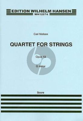 Nielsen Quartet No.1 g-minor Op.13 Set of Parts (1888)