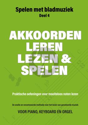 Spelen met Bladmuziek Deel 4 : Akkoorden leren lezen en spelen