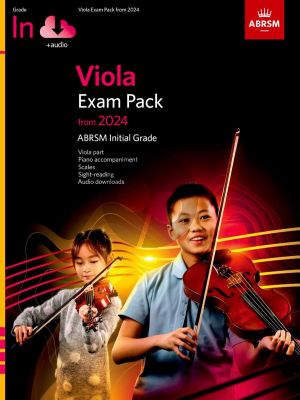ABRSM: Viola Exam Pack from 2024, Initial Grade, Viola Part, Piano Accompaniment & Audio