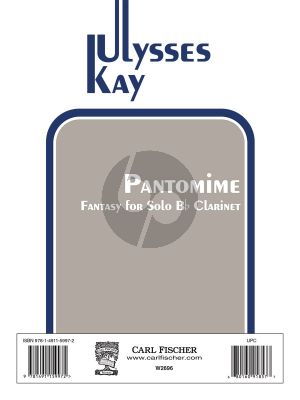 Kay Pantomime Fantasy for Clarinet solo