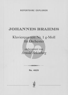 Brahms Piano Quartet in G minor for Orchestra