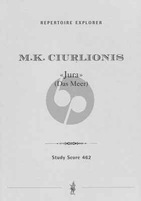 Ciurlionis Jura (The Sea), Symphonic Poem Studyscore