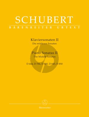 Schubert Sonaten Vol. 2 Die mittleren Sonaten Klavier (Walburga Litschauer)