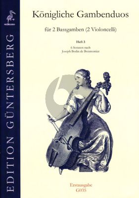Boismortier Königliche Gambenduos Vol. 3 Boismortier (2 Basgamben (oder Violoncelli) (Günter und Leonore von Zadow)