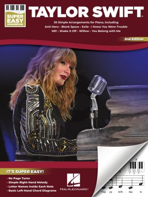 Taylor Swift – Super Easy Songbook – 2nd Edition Piano