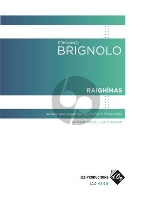 Brignolo Raighinas for Guitar solo (edited by Cristiano Porqueddu)