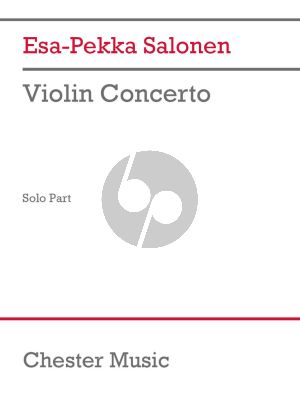 Salonen Concerto for Violin and Orchestra (Violin solo part)