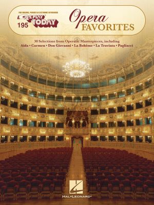 Album Opera Favorites for Keyboard E-Z Play Today Vol. 195
