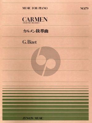 Bizet Selected Melodies from Carmen for Piano Solo