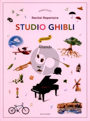 Studio Ghibli Recital Repertoire 4 Hands Intermediate