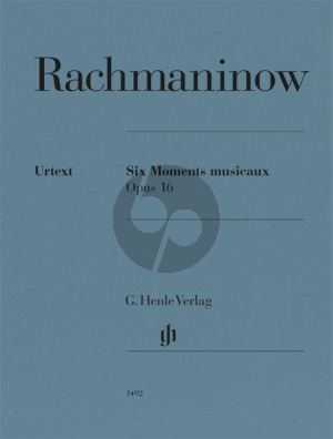 Rachmaninoff Six Moments musicaux Op. 16 Piano solo (edited by Dominik Rahmer)