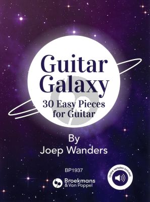 Joep Wanders Guitar Galaxy - 30 Easy pieces for Guitar (Book with Online Samples)