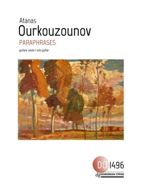 Ourkouzounov Paraphrases for Guitar solo