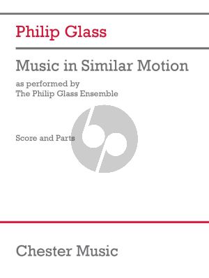 Glass Music in Similar Motion 2 Soprano sax, Tenor sax, [3 C instruments] and 3 Keyboards (Score/Parts)