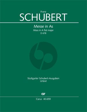 Schubert Messe A-flat major D.678 Soli-Choir-Orchestra Full Score (second version) (edited by Michael Heinemann)