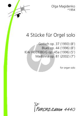 Magidenko 4 Pieces for Organ solo