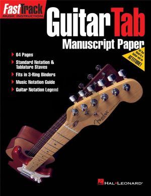 Fasttrack Guitar Tab Manuscript Paper