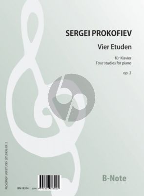 Prokofieff 4 Etuden Op. 2 Klavier