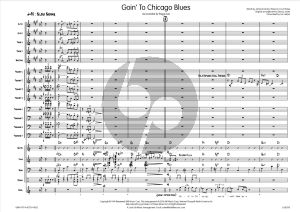 Basie Goin' to Chicago Blues Jazz Big Band Arrangement with Vocal Score and Parts (Arranged by Quincy Jones, Transcribed by Jon Harpin)