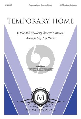 Simmons Temporary Home SATB (Arranged by Jay Rouse)
