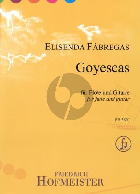 Fabregas Goyescas for Flute and Guitar Score and Parts