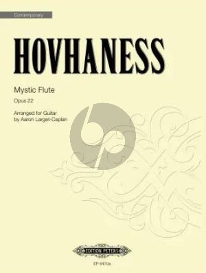 Hovhaness Mystic Flute Op.22 Guitar solo (arr. Aaron Larget-Caplan)