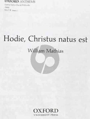 Mathias Hodie, Christus natus est SATB