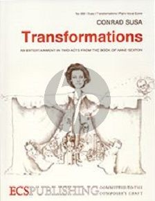Susa Transformations An Entertainment in 2 Acts Vocal Score