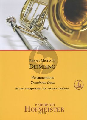 Deimling Posaunenduos / Trombone Duos for 2 Tenor Trombones (2 Playing Scores)
