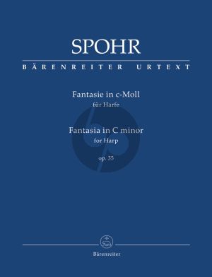 Spohr Fantasia in C minor Op.35 for Harp (Edited by Masumi Nagasawa) (Barenreiter-Urtext)