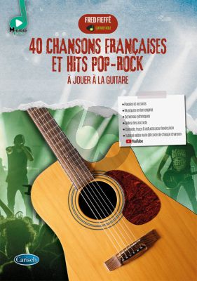 40 Chansons Francaises et Hits Pop-Rock Guitare ("Guitare Facile") (Book with Audio online)