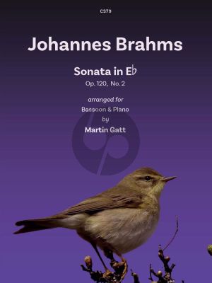 Brahms Sonata Op.120 No.2 in E-flat Major arranged for Bassoon and Piano (Arranged by Martin Gatt)