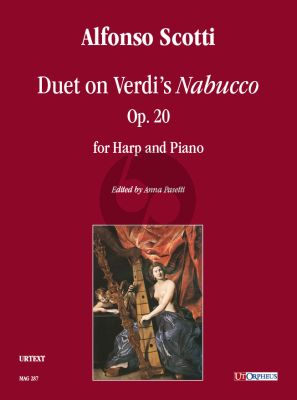 Scotti Duet on Verdi’s “Nabucco” Op. 20 for Harp and Piano (Score/Parts) (Anna Pasetti)