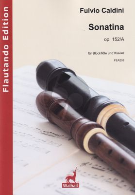 Caldini Sonatina Op. 152/A Sopranblockflöte und Klavier