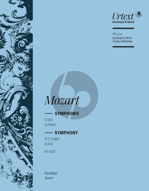 Mozart Symphony KV 425 C-major No. 36 "Linz Symphony" Full Score (edited by Henrik Wiese)
