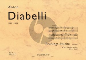 Diabelli Prüfungsstücke Op.189 (1854) for Piano 4 Hands